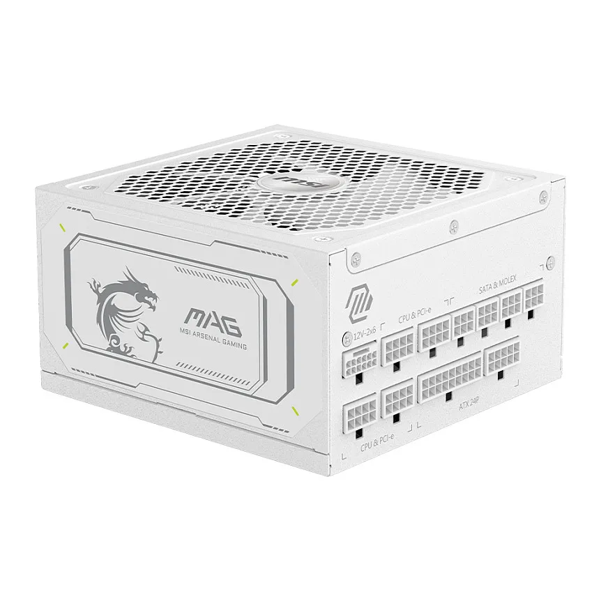 MSI MAG A1000GL PCIE5 WHITE power supply unit MSI MAG A1000GL PCIE5 WHITE power supply unit