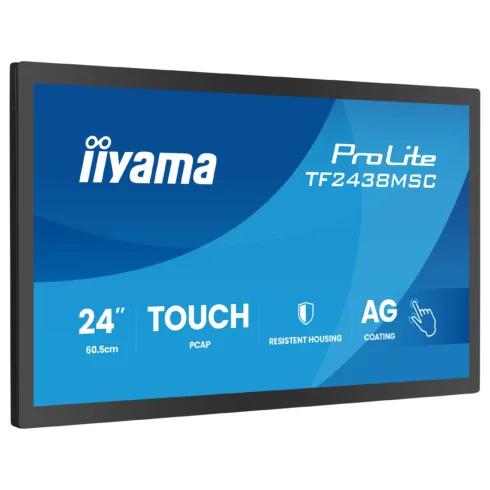 Monitorius iiyama TF2438MSC-B2 touch control panel