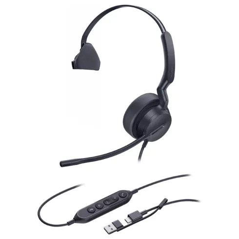 Ausinės Yealink UH42 Mono USB-C/A Headset (1308240)