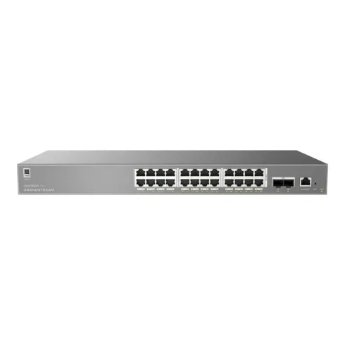 Grandstream GWN7803PL PRO – Enterprise Layer 2++ Managed Switch – 24× Gigabit RJ45 (PoE/PoE+) + 2× Gigabit SFP+