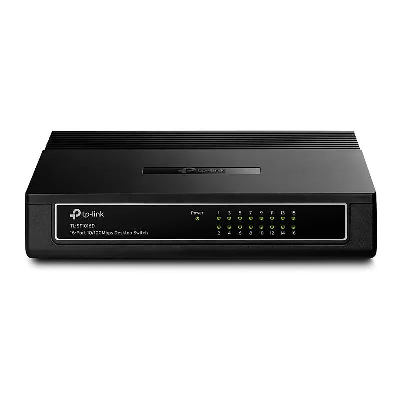 TP-Link TL-SF1016D network switch Tinklo komutatorius TP-Link TL-SF1016D
