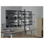 Monitorių laikiklis Equip 650160, matomas iš šono su detalėmis