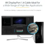 DisplayPort kabelis StarTech.com DP14VMM2M, vaizdas 8