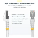StarTech.com NLWH-5M-CAT8-PATCH networking cable