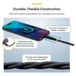 USB kabelis StarTech.com USB2CC3MNCBR, vaizdas 7