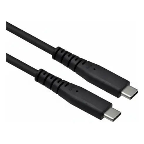 USB-C laidas ar adapteris ROLINE USB4 Gen3x2 Kabel, C?C, ST/ST, 8K UHD-2, 80Gbit/s, 240W, schwarz, 0,5 m (11.02.9095)
