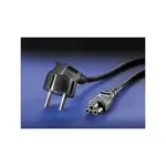 Maitinimo laidas ROLINE 1,8m IEC320 C5 - CEE 7/7 (19.08.1028), vaizdas 3