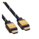 HDMI kabelis ROLINE GOLD HDMI High Speed Cable + Ethernet, M/M 5 m (11.04.5505), vaizdas 4