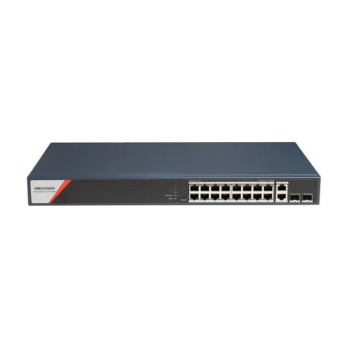 Hikvision DS-3E1520HP-SI-16P2T2F network switch Tinklo komutatorius Hikvision DS-3E1520HP-SI-16P2T2F