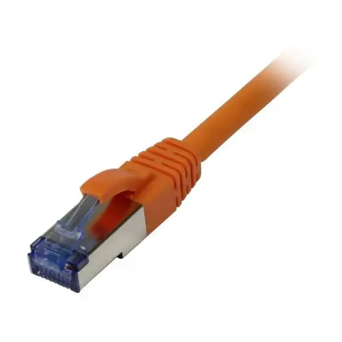 Tinklo kabelis Synergy21 Patchkabel RJ45, CAT6A 500Mhz, 10m, orange, S-STP(S/FTP), Komponent getestet (S217162)