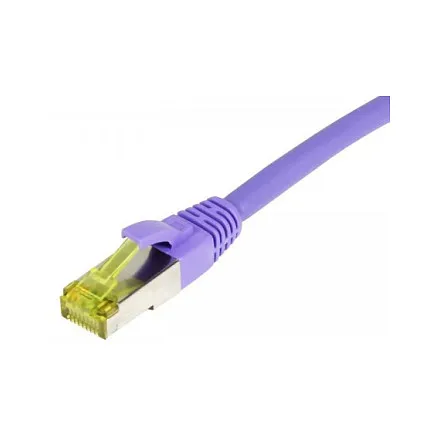 Synergy21 Patchkabel RJ45, CAT6A 500Mhz, 5m, lila, S-STP(S/FTP), TPE/LSZH(Ultraflex), AWG26, mit CAT7 Rohkabel, Tinklo kabelis Synergy21 Patchkabel RJ45, CAT6A 500Mhz, 5m, lila, S-STP(S/FTP), TPE/LSZH(Ultraflex), AWG26, mit (S217767)