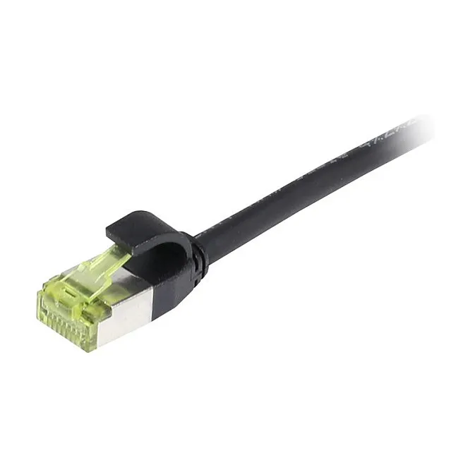 Synergy21 Patchkabel RJ45, CAT6A 500Mhz, 7,5m, schwarz, S-STP(S/FTP), slimline rund d=4,5mm, TPE/LSZH(Superflex), AWG28, mit CAT7 Rohkabel, Tinklo kabelis Synergy21 Patchkabel RJ45, CAT6A 500Mhz, 7,5m, schwarz, S-STP(S/FTP), slimline rund d=4,5mm (S217919)
