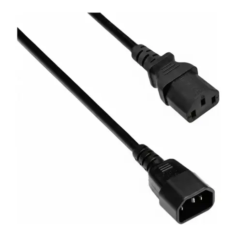 Maitinimo laidas Synergy21 Netzkabel 230V Kaltgeräte IEC-C13(Buchse)/Kaltgeräte IEC-C14(Stecker), 5m (S218201)