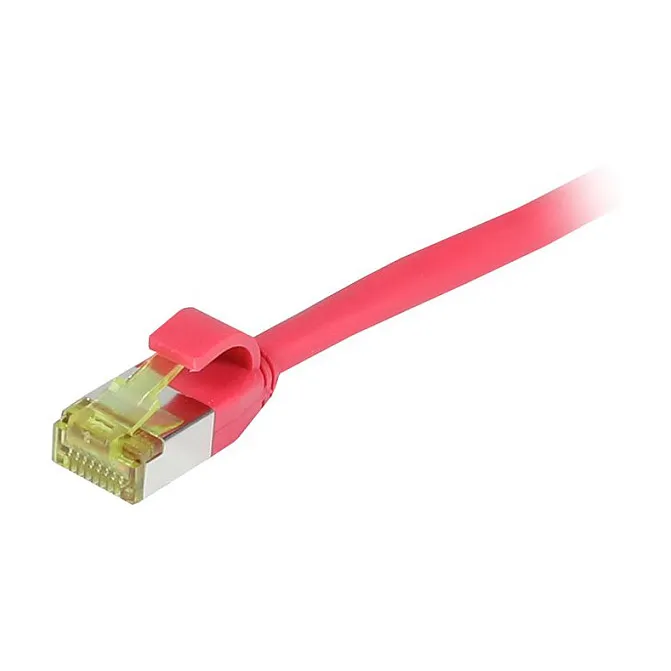 Synergy21 Patchkabel RJ45, CAT6A 500Mhz, 7,5m, rot, S-STP(S/FTP), slimline rund d=4,5mm, TPE/LSZH(Superflex), AWG28, mit CAT7 Rohkabel, Tinklo kabelis Synergy21 Patchkabel RJ45, CAT6A 500Mhz, 7,5m, rot, S-STP(S/FTP), slimline rund d=4,5mm (S217974)