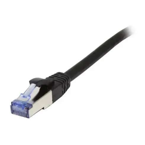 Tinklo kabelis Synergy21 Patchkabel RJ45, CAT6A 500Mhz, 15m, schwarz, S-STP(S/FTP), Komponent getestet (S217130)
