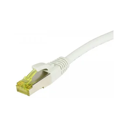 Synergy21 Patchkabel RJ45, CAT6A 500Mhz, 5m, weiss, S-STP(S/FTP), TPE/LSZH(Ultraflex), AWG26, mit CAT7 Rohkabel, Tinklo kabelis Synergy21 Patchkabel RJ45, CAT6A 500Mhz, 5m, weiss, S-STP(S/FTP), TPE/LSZH(Ultraflex), AWG26, mit (S217635)