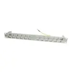 Tinklo kabelis Synergy21 Keystone, Modulträger, 19Patchpanel für 24xTP-Modul, 1HE(t 96mm) 45Grad Schrägauslass (S216360)
