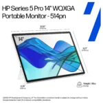 Monitorius HP Series 5 Pro WQXGA Portable Monitor - 514pn (B88JWAA#ABB), vaizdas 8