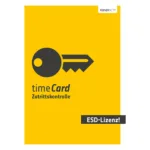 Reiner SCT timeCard access control, 25 employees, ESD, 1 year