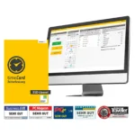 Reiner SCT timeCard time recording annual license, 50 employees, ESD, 1 year