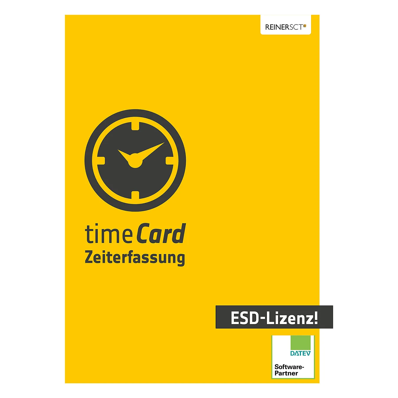 Reiner SCT timeCard time recording annual license, 50 employees, ESD, 1 year Reiner SCT timeCard time recording annual license, 50 employees, ESD, 1 year