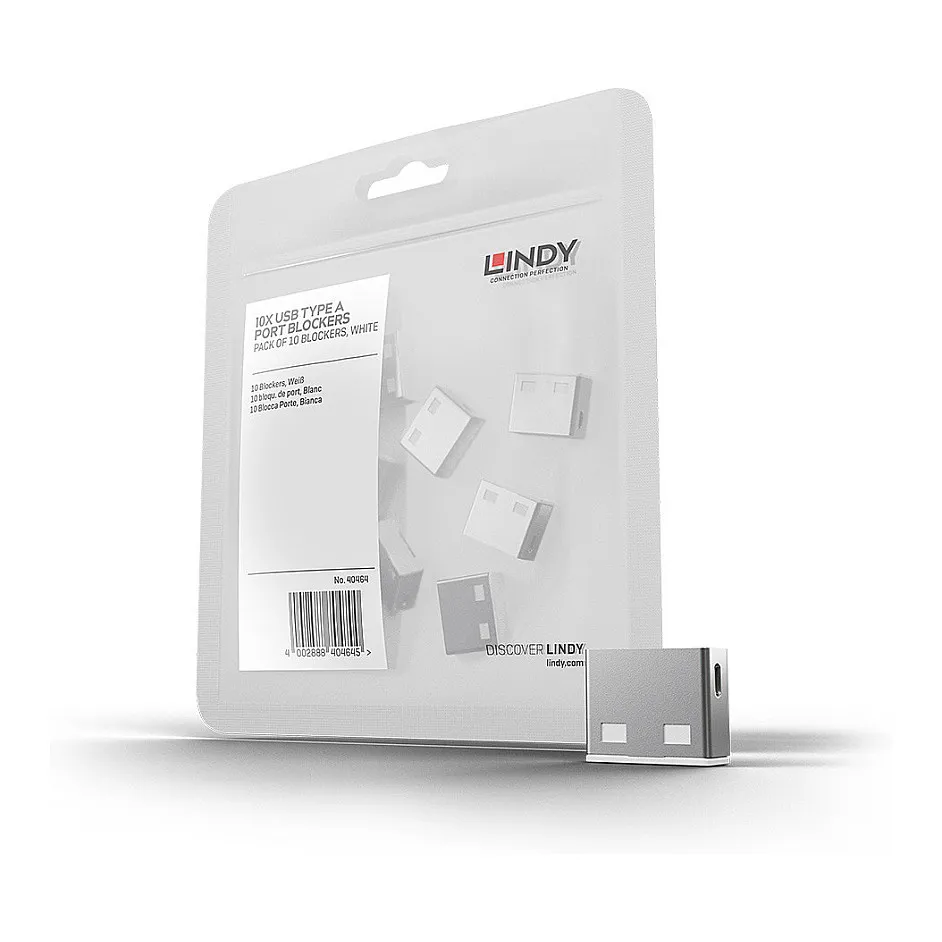 Lindy 40464 port blocker USB laidas ar adapteris Lindy 40464 port blocker