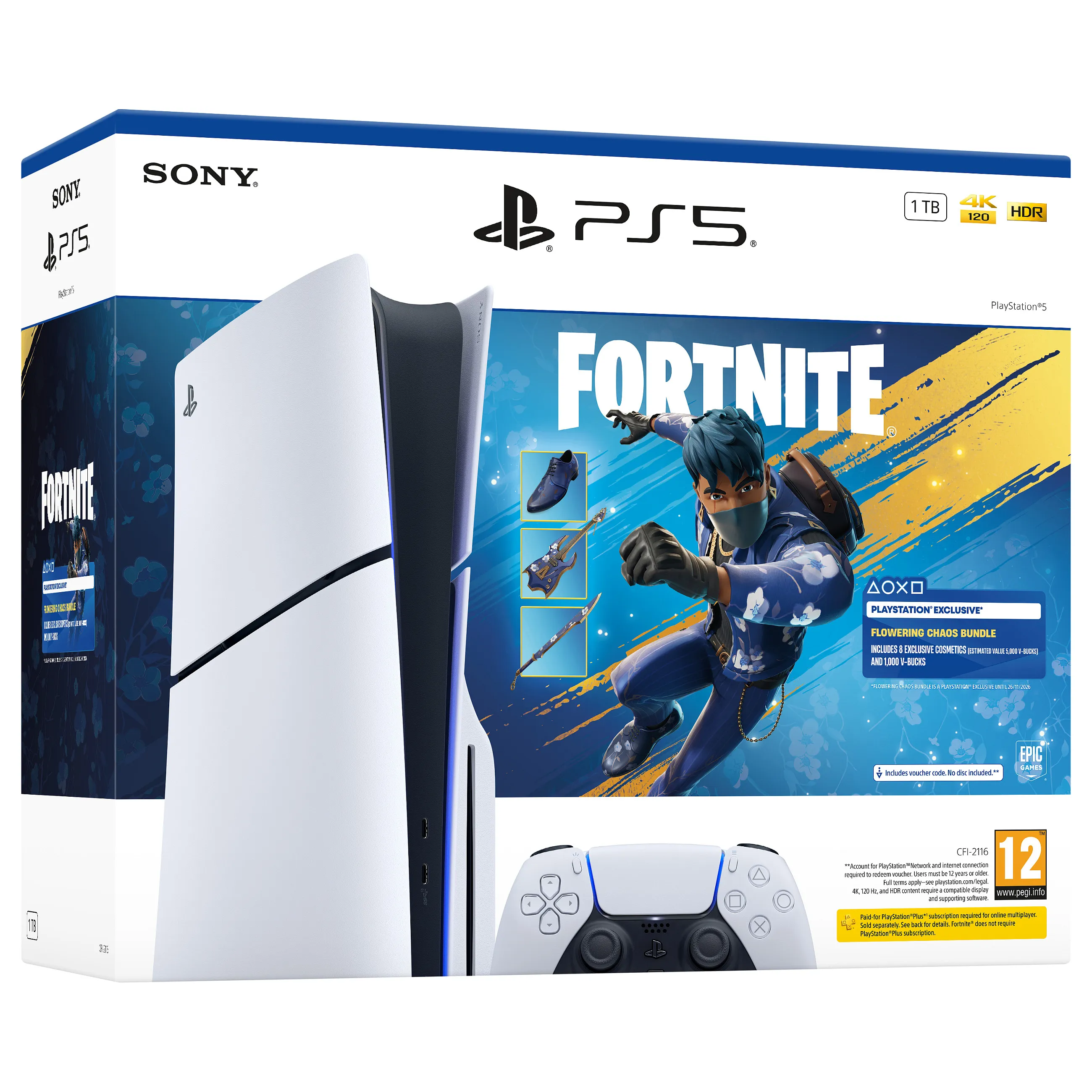 Sony Interactive Entertainment PlayStation 5 - Fortnite Flowering Chaos Bundle Sony Interactive Entertainment PlayStation 5 – Fortnite Flowering Chaos Bundle