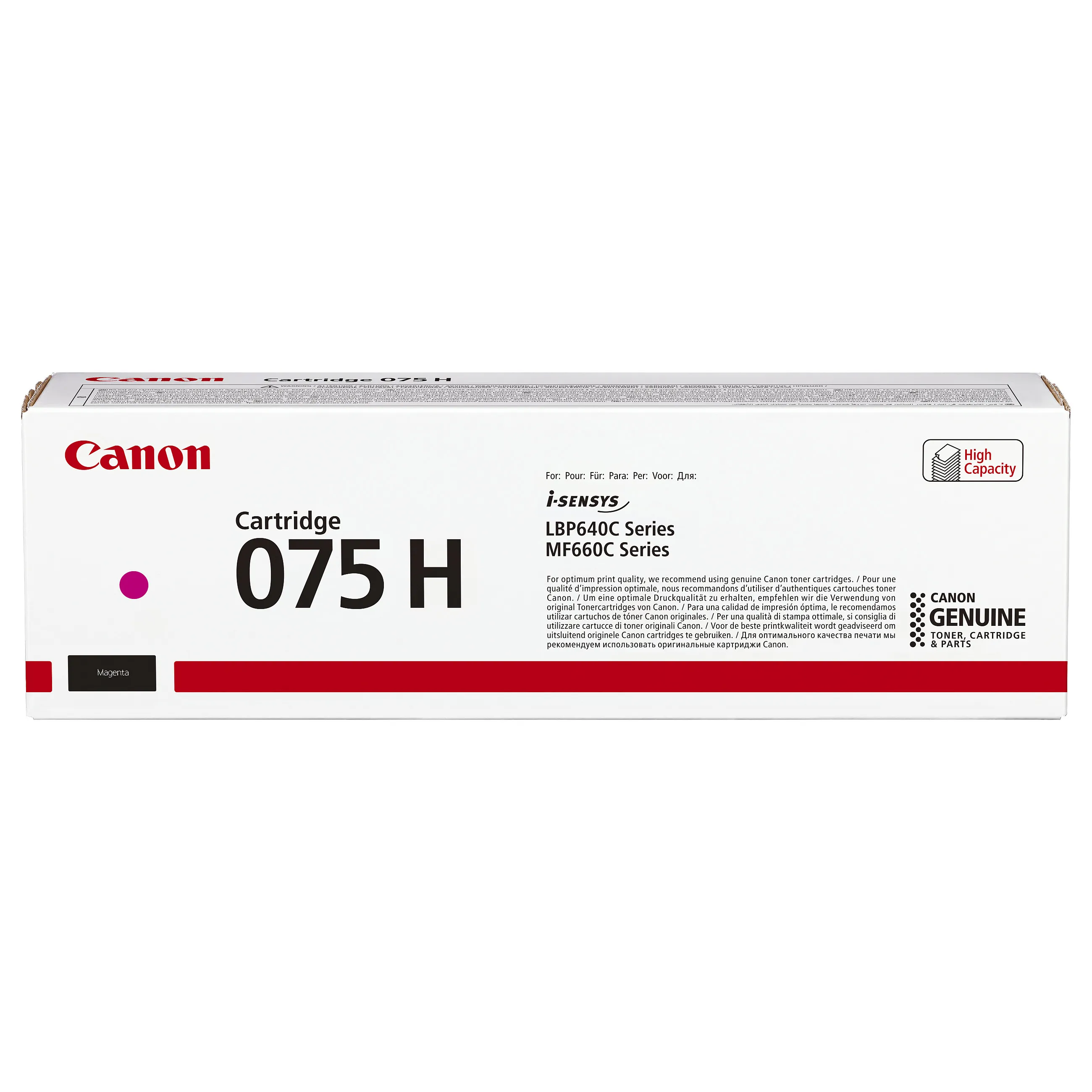 Canon 075 H toner cartridge Canon 075 H toner cartridge