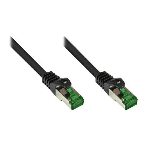Tinklo kabelis Good Connections Cat.6A Patchkabel Outdoor HF schwarz 10m (8062-H100S)