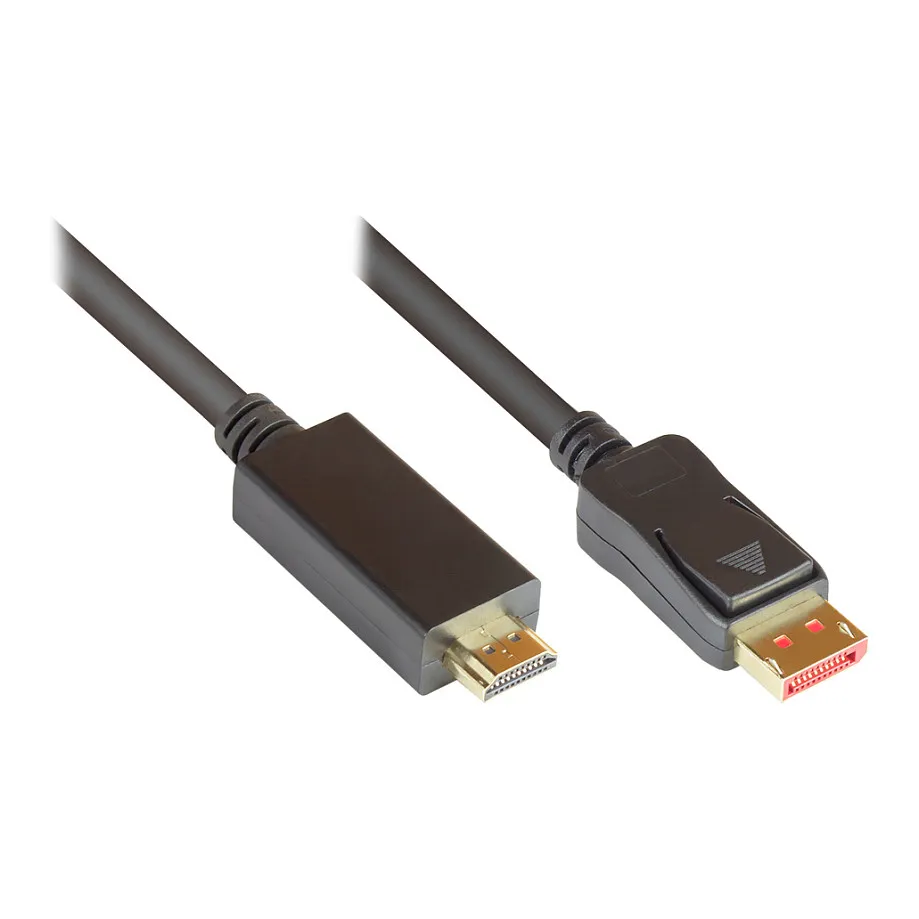 Alcasa DP14-HDMI1 video cable adapter Vaizdo adapteris GoodConnections Alcasa DP14-HDMI1