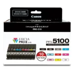 Rašalo kasetė Canon PFI-5100 Multipack (6951C009)