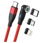 USB kabelis RealPower MagneticCharge 100 (439625)