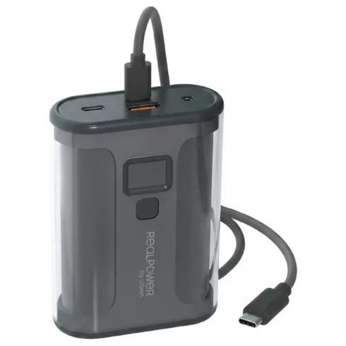 Išorinė baterija RealPower Powerbank PB-10000 35W,10000mAh,35 Watt PD (444413)