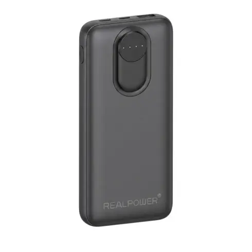 Įkroviklis REALPOWER PB-20000 Pro,20.000 mAh,30W,2x USB-A,1x USB-C blac (557610)