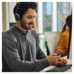 HP Poly Mission 615 Monaural USB Wired Headset