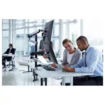 Monitoriaus laikiklis Ergotron LX Series LX Dual Stacking Arm Tall Pole (45-549-026), vaizdas 9