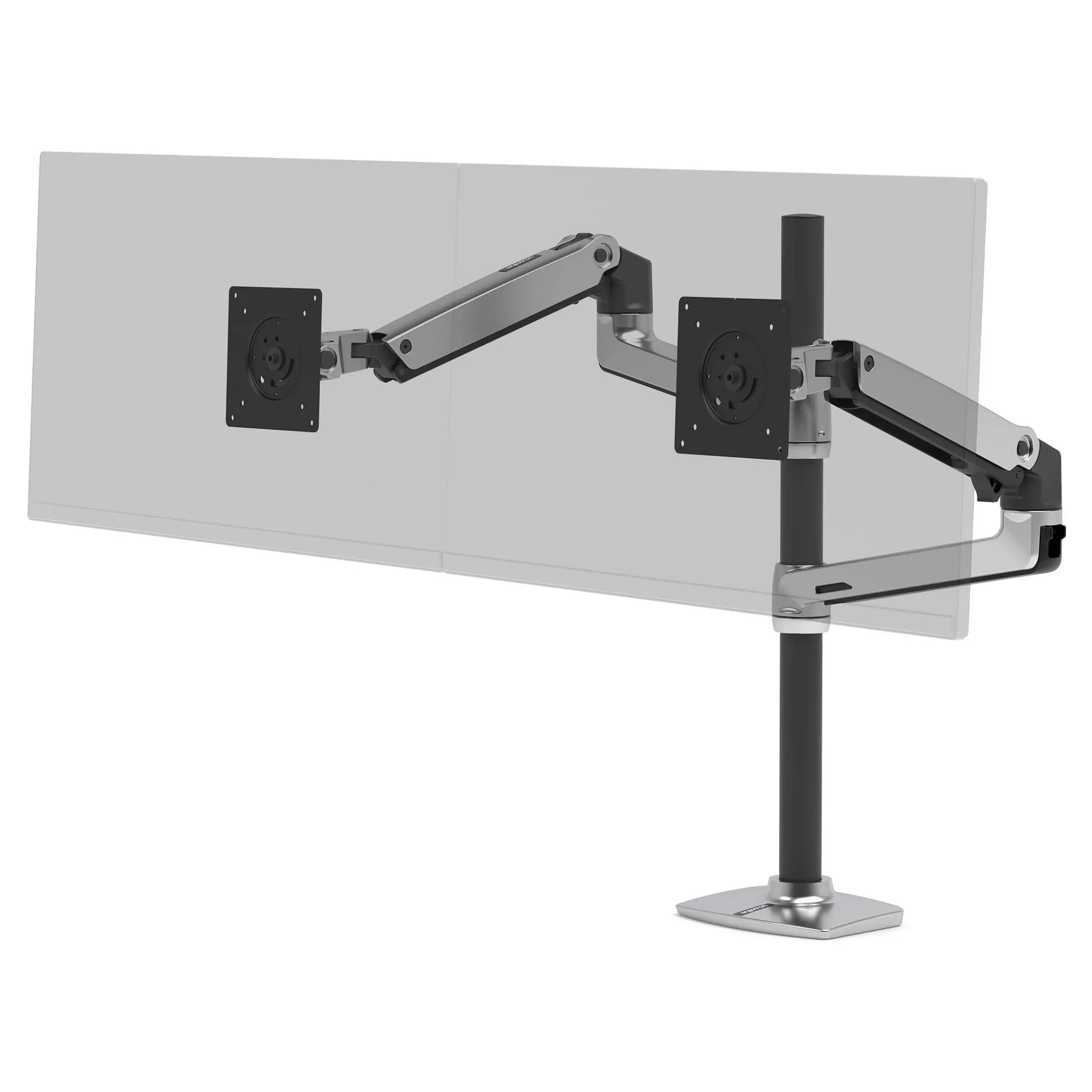 Ergotron LX Series LX Dual Stacking Arm Tall Pole Monitoriaus laikiklis Ergotron LX Series LX Dual Stacking Arm Tall Pole (45-549-026)