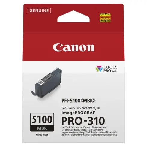 Rašalo kasetė Canon PFI-5100 MBK (6951C001)