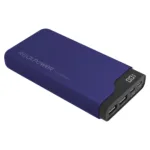 Išorinė baterija RealPower PB-15000C Navy (333643), mėlynos spalvos