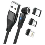 USB kabelis RealPower MagneticCharge3 (439631)