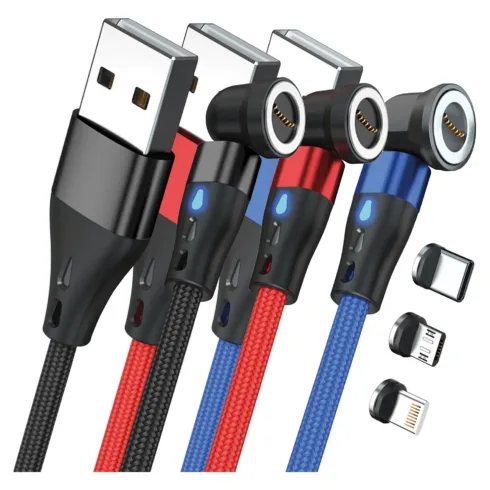 USB kabelis RealPower MagneticCharge3 (439647)