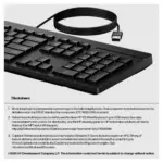 Klaviatūra HP 125 G2 USB Wired (AY2Y7AA#ABB), vaizdas 9