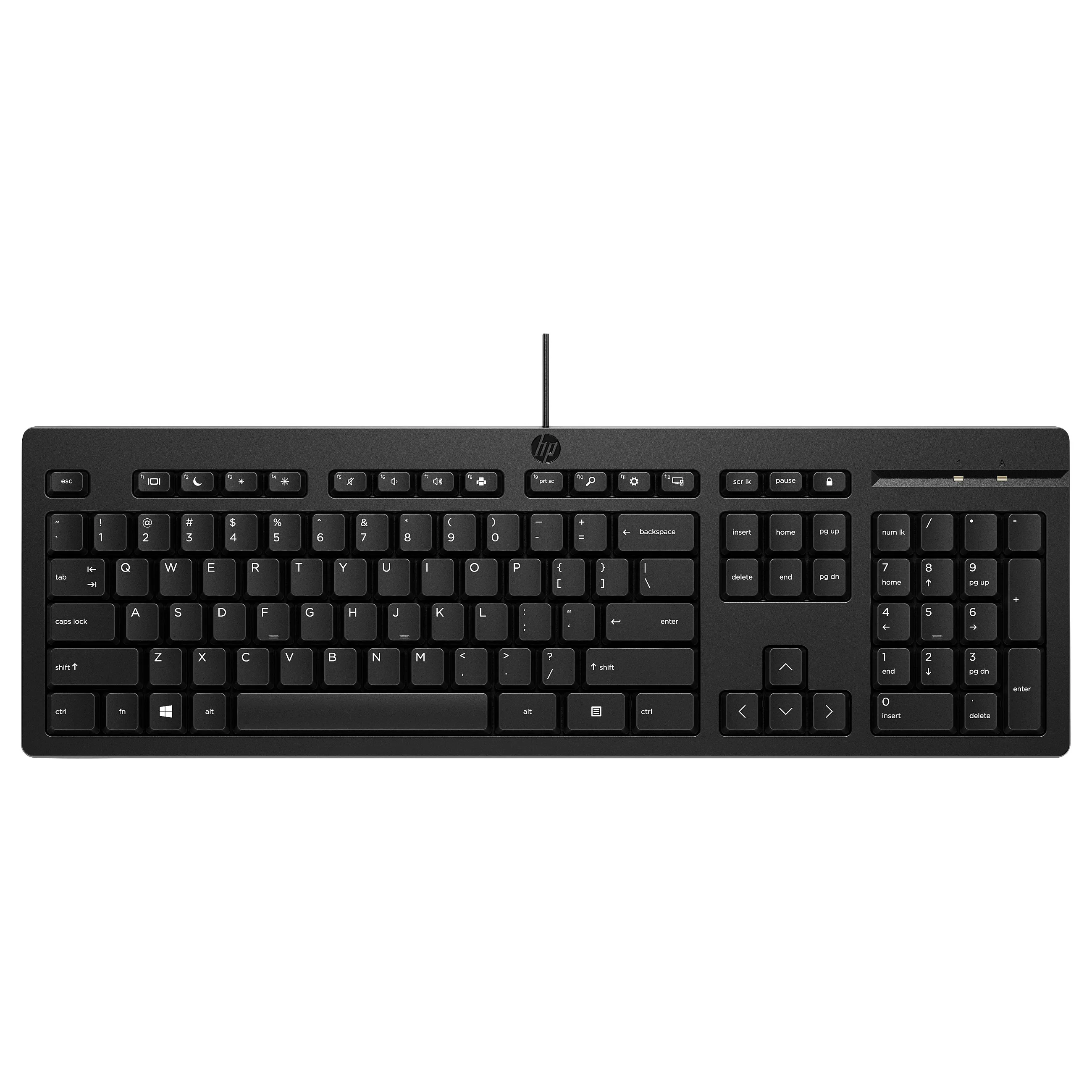 HP 125 G2 USB Wired keyboard Klaviatūra HP 125 G2 USB Wired (AY2Y7AA#ABB)