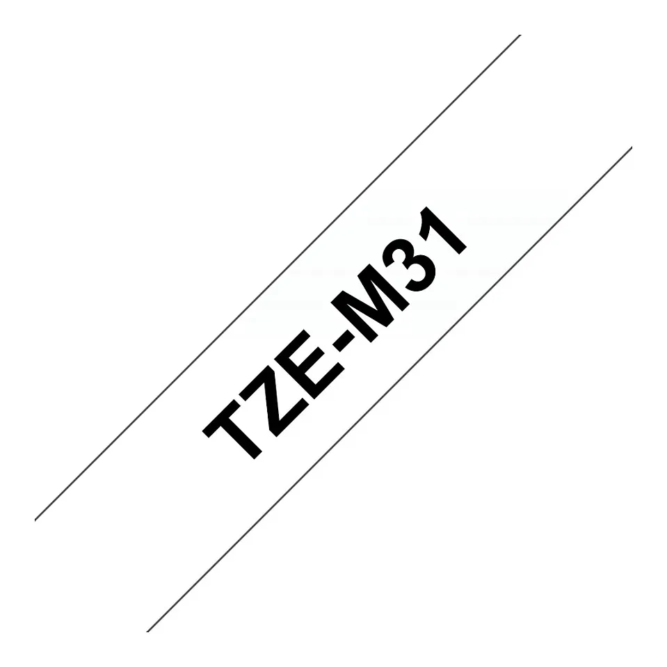 Brother TZE-M31 label-making tape Etikečių juostelė Brother TZE-M31