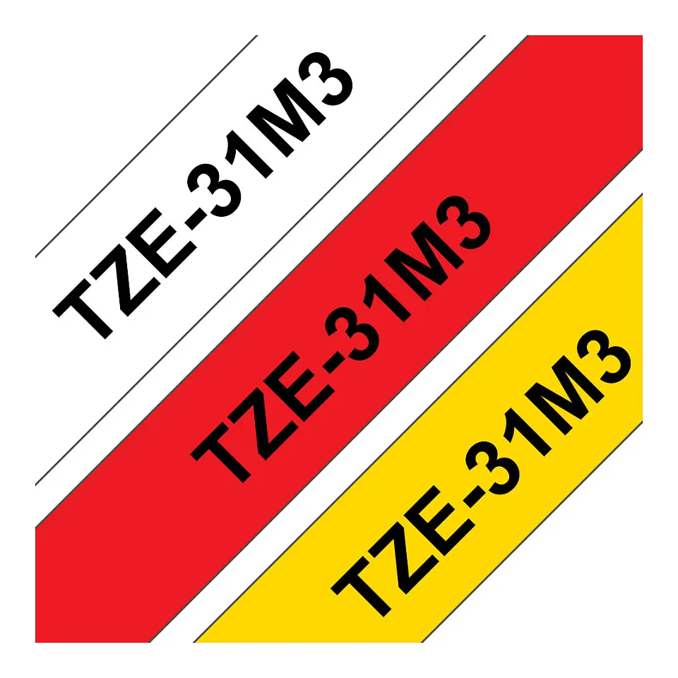 Brother TZE31M3 label-making tape Etikečių juostelė Brother TZE31M3