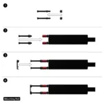 Serverinės spintos priedas PATCHBOX PBCSX24K, vaizdas 5