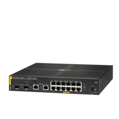 HPE Aruba Networking CX 6000 12p 10M/100M/1G Class4 PoE 2p SFP 1G 139W Switch