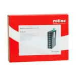 ROLINE Industrial Switch, 16x RJ-45, unmanaged