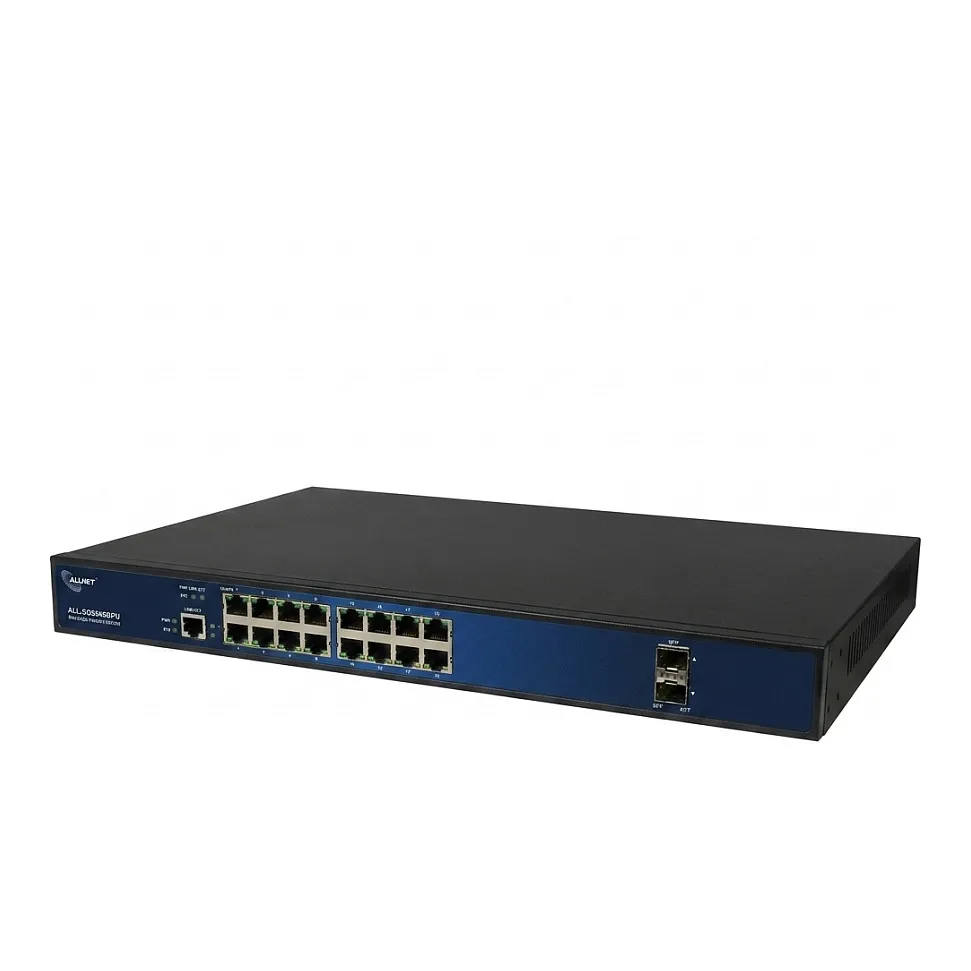 ALLNET Switch full managed Layer2+ zbh. Ersatzwinkel für ALL-SGxx 18/26/28/54 - Kurze Ausführung Komutatorius ALLNET Switch full managed Layer2+ zbh. Ersatzwinkel für ALL-SGxx 18/26/28/54 - Kurze Ausführung