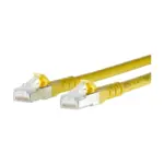 Tinklo kabelis METZ CONNECT Patchkabel S/FTP Cat.6A gelb 5,0m (1308455077-E)